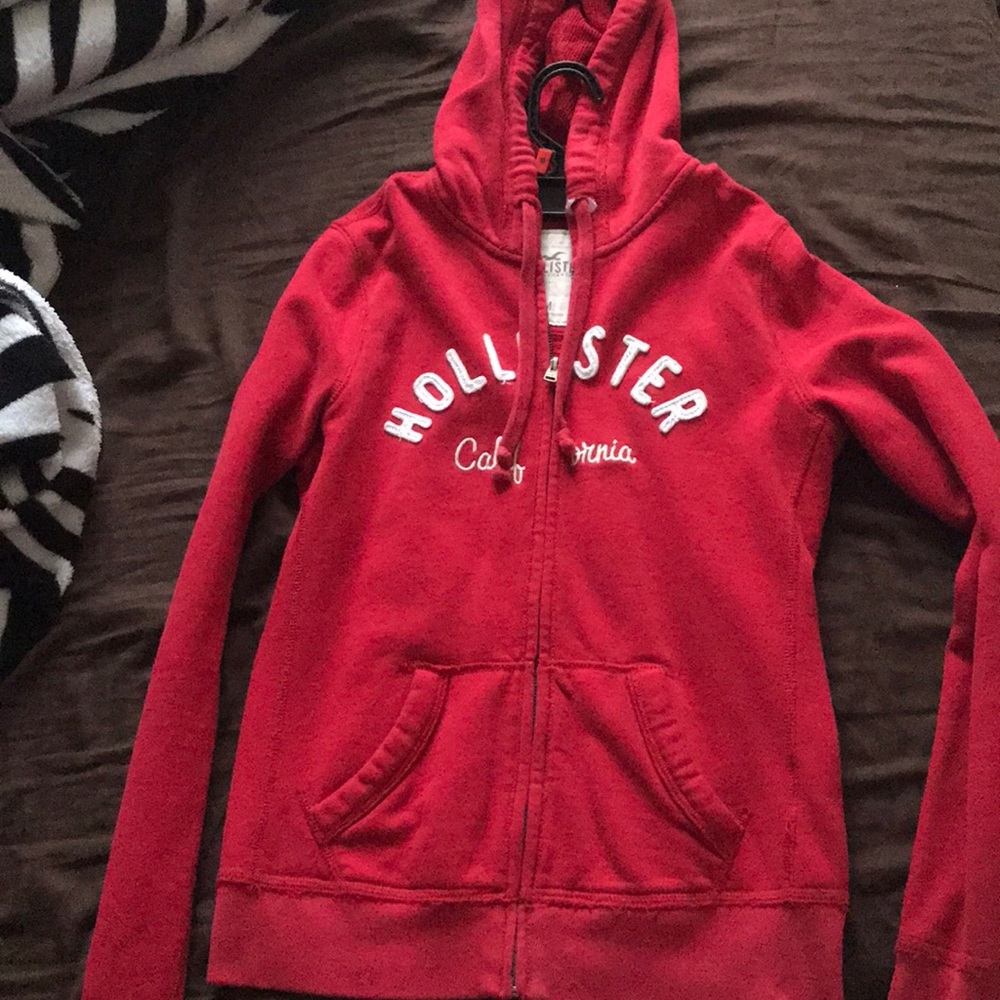 Hollister zip up sweater